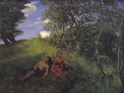 Siesta, 1889 by Hans Thoma